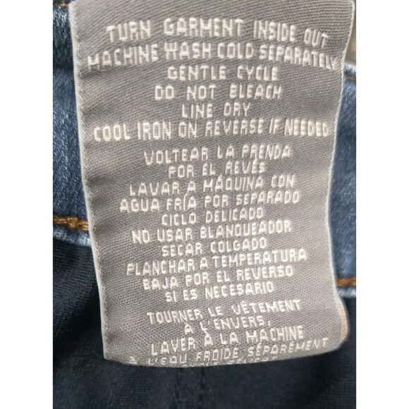 Melissa McCarthy Seven7 Jeans Women 26W Floral Embroidered Distressed Stretch - Picture 9 of 9